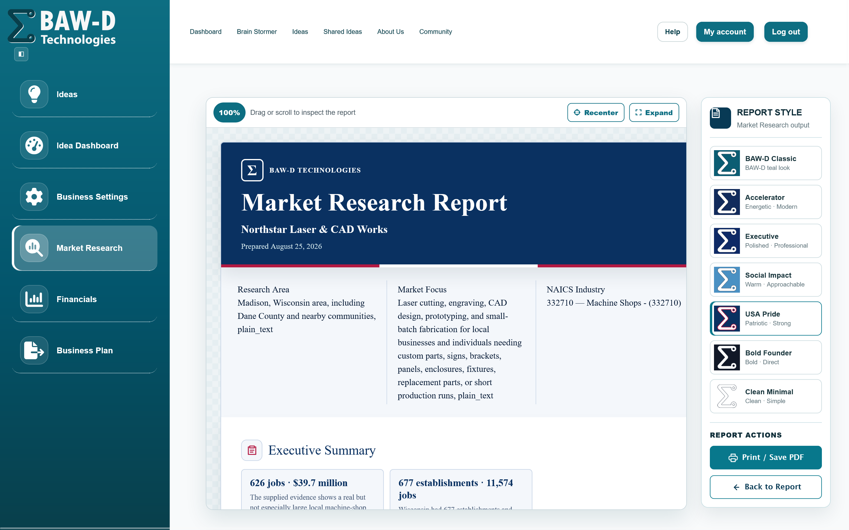 Market report
